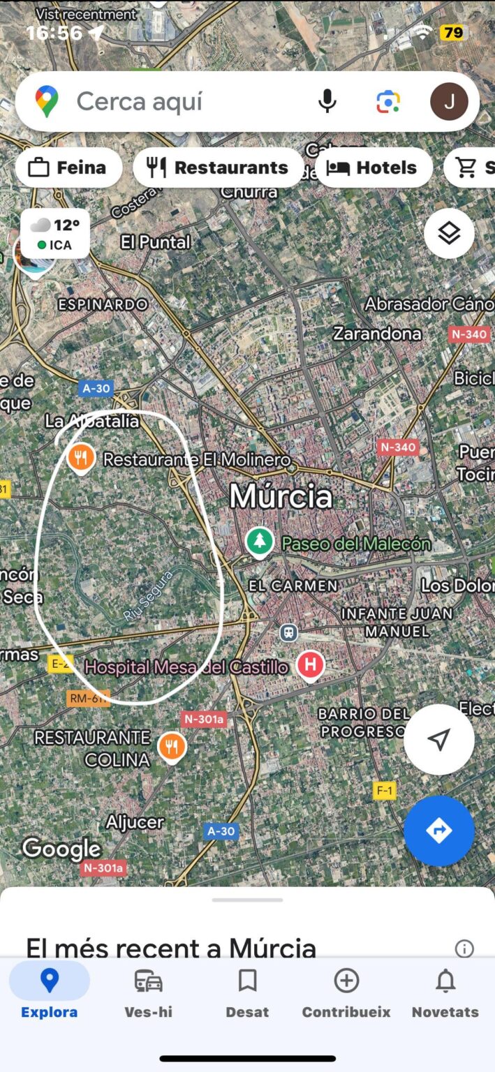 ムルシアの首都の地理