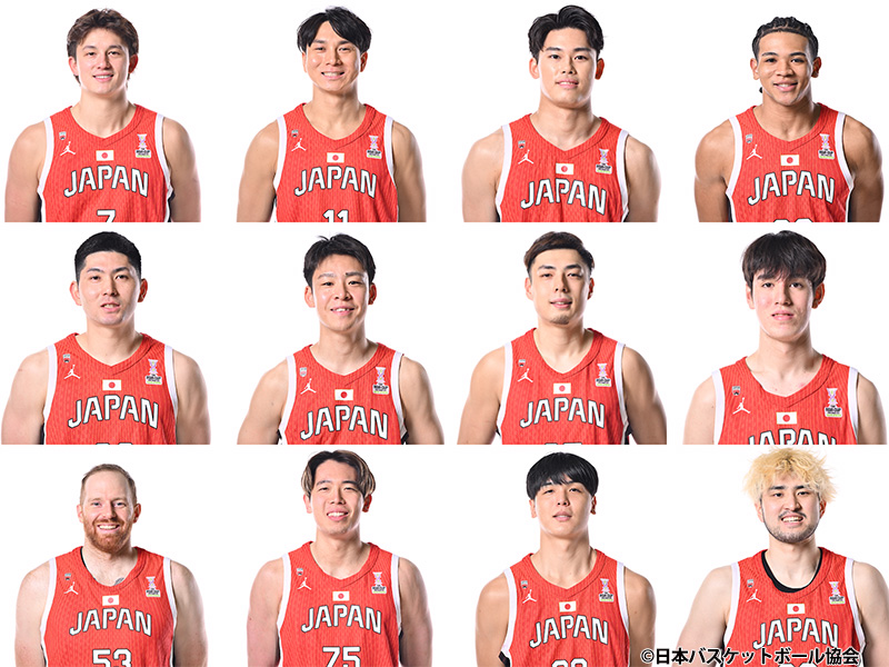 バスケ日本代表がモンゴル戦のロスター12名発表…中国戦で負傷した吉井がエントリー外に - BASKETBALL KING