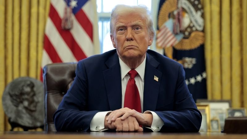 トランプはMar-a-Lagoからの関税を発表します。彼は自宅で働くことを許可されていますか？