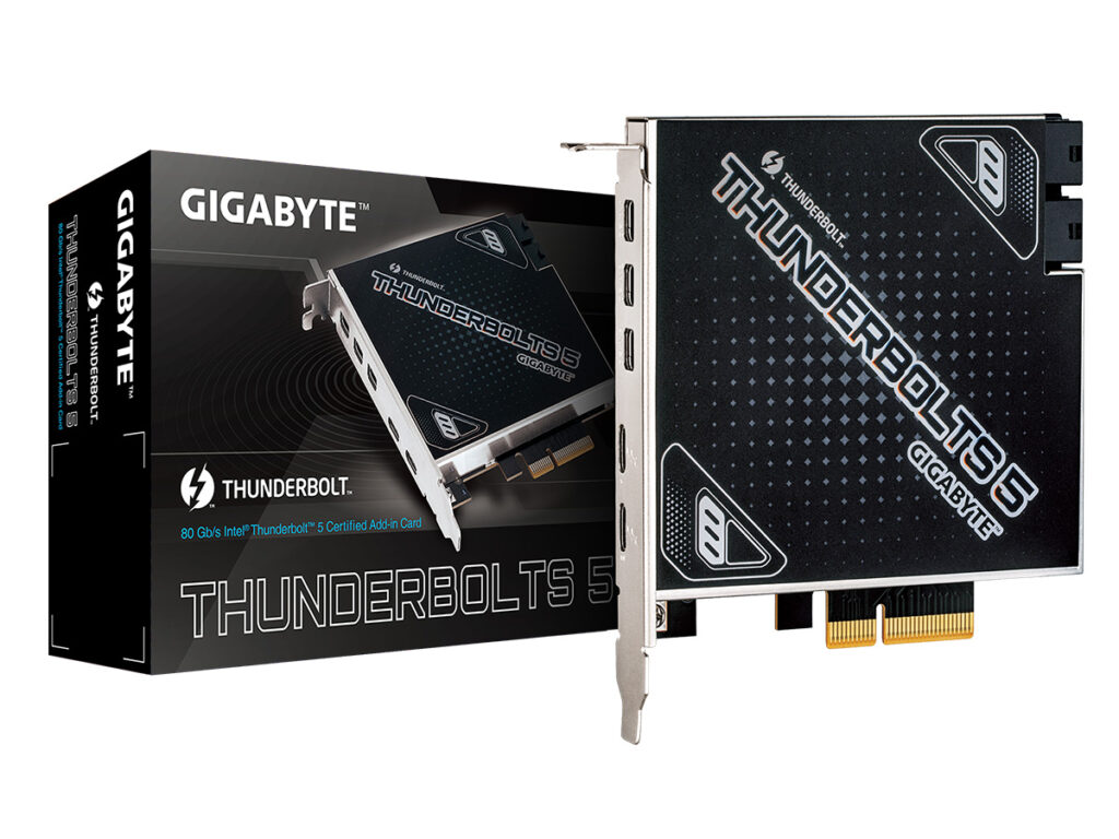 GIGABYTE製マザーにThunderbolt 5を増設する拡張カード - PC Watch