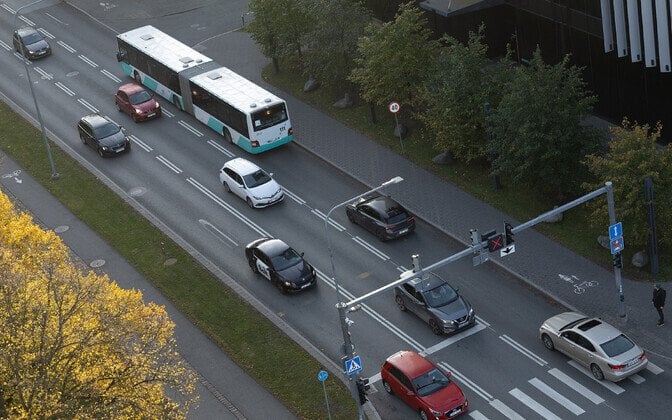 タリンはgonsiori通りで交通管理の変更を終了します