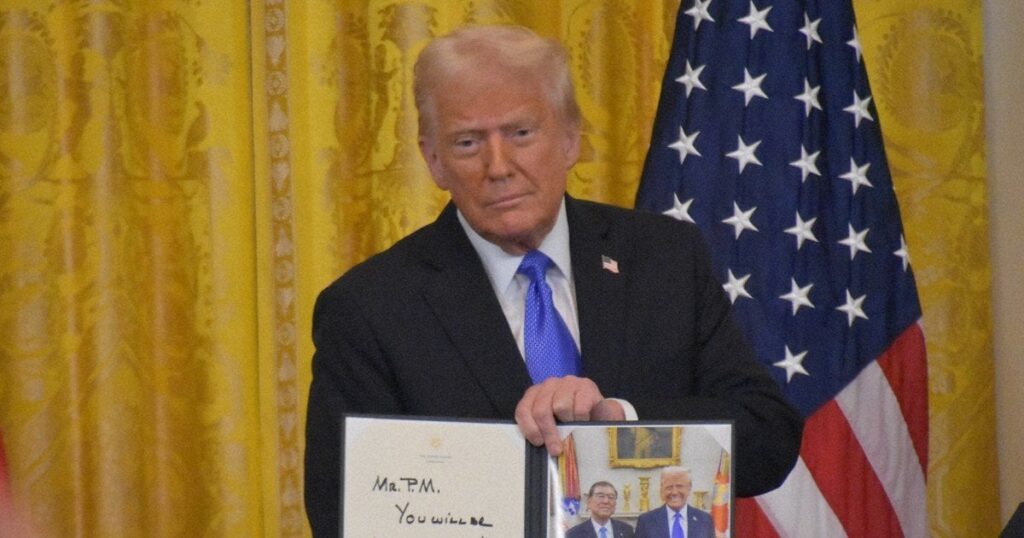「私が彼ほどハンサムなら」 トランプ氏、石破首相を持ち上げ
