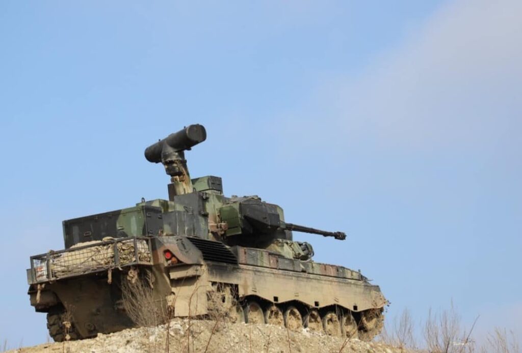 元ヨルダンのフルガブウェールカノンパンツァー「ゲパード」ウクライナ空軍の西西部のユニットから、ウクライナの西部にあるユニットからのユニットから。