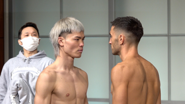 那須川天心、計量一発クリア「試合が待ち遠しい」　モロニーと約10秒フェイスオフ→ガッツリ握手 | ORICON NEWS | 国内海外のニュース