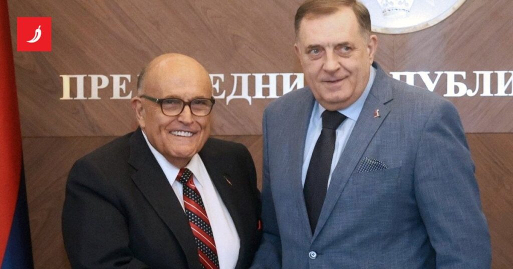元トランプの弁護士がバンジャ・ルカに到着しました。