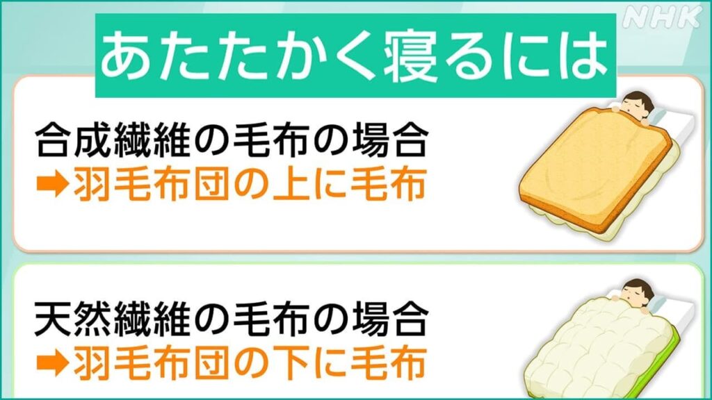 あたたたたたたたく寝るには