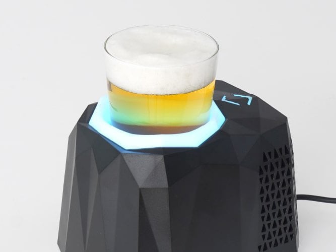ビールが卓上でぬるくならないドリンククーラー、サンコー