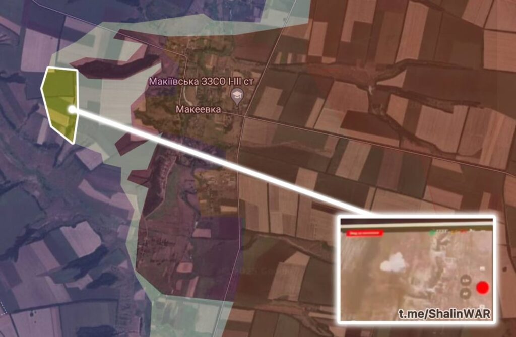 ウクライナ軍は、マキフカ（Svatove方向）近くの以前の失われたポジション（Pokrovsk進行中のウクライナの反撃 + Kursk Directionの新しいウクライナの攻撃）を報告した。