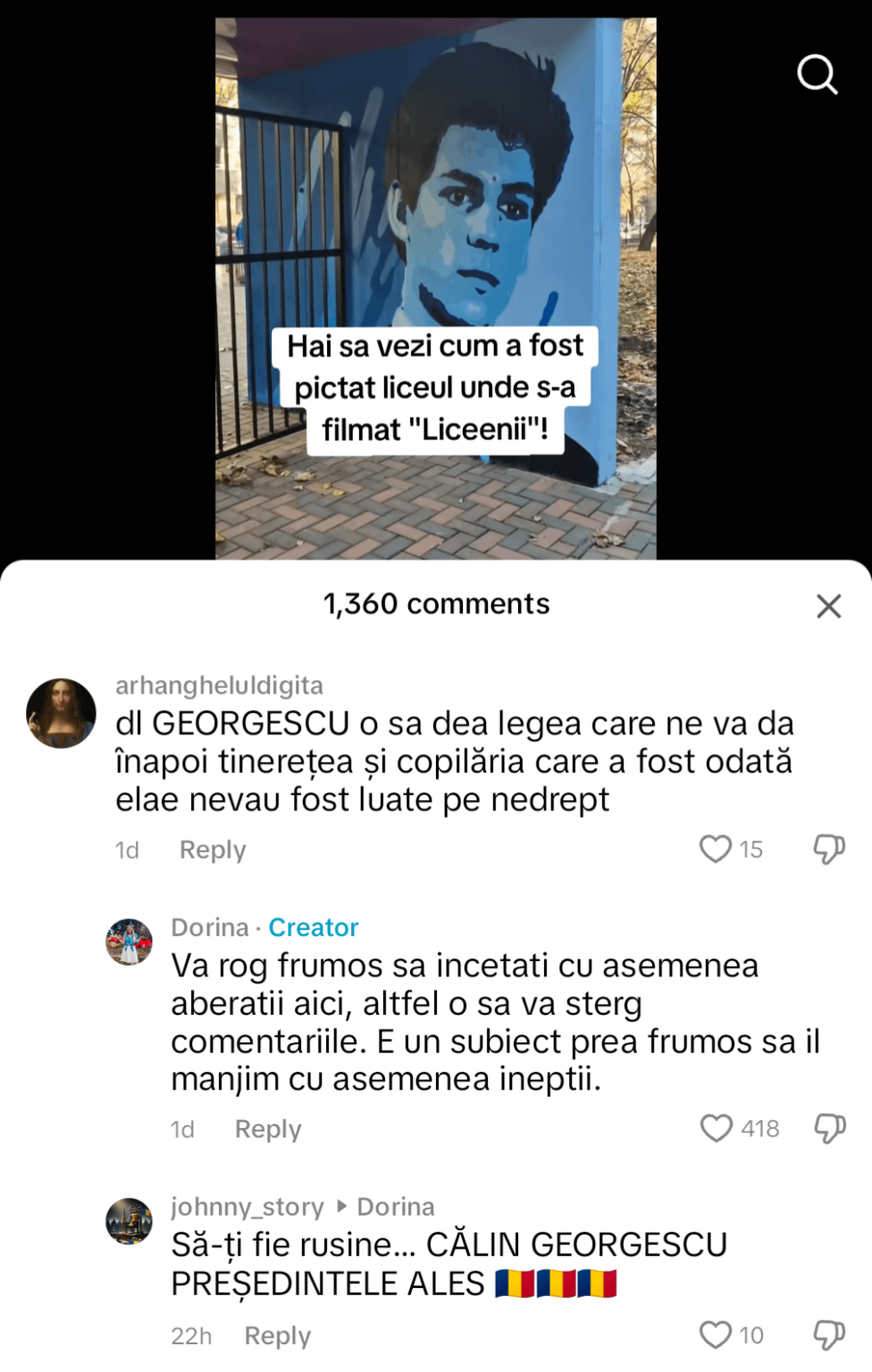 Georgescuは何を法律しますか