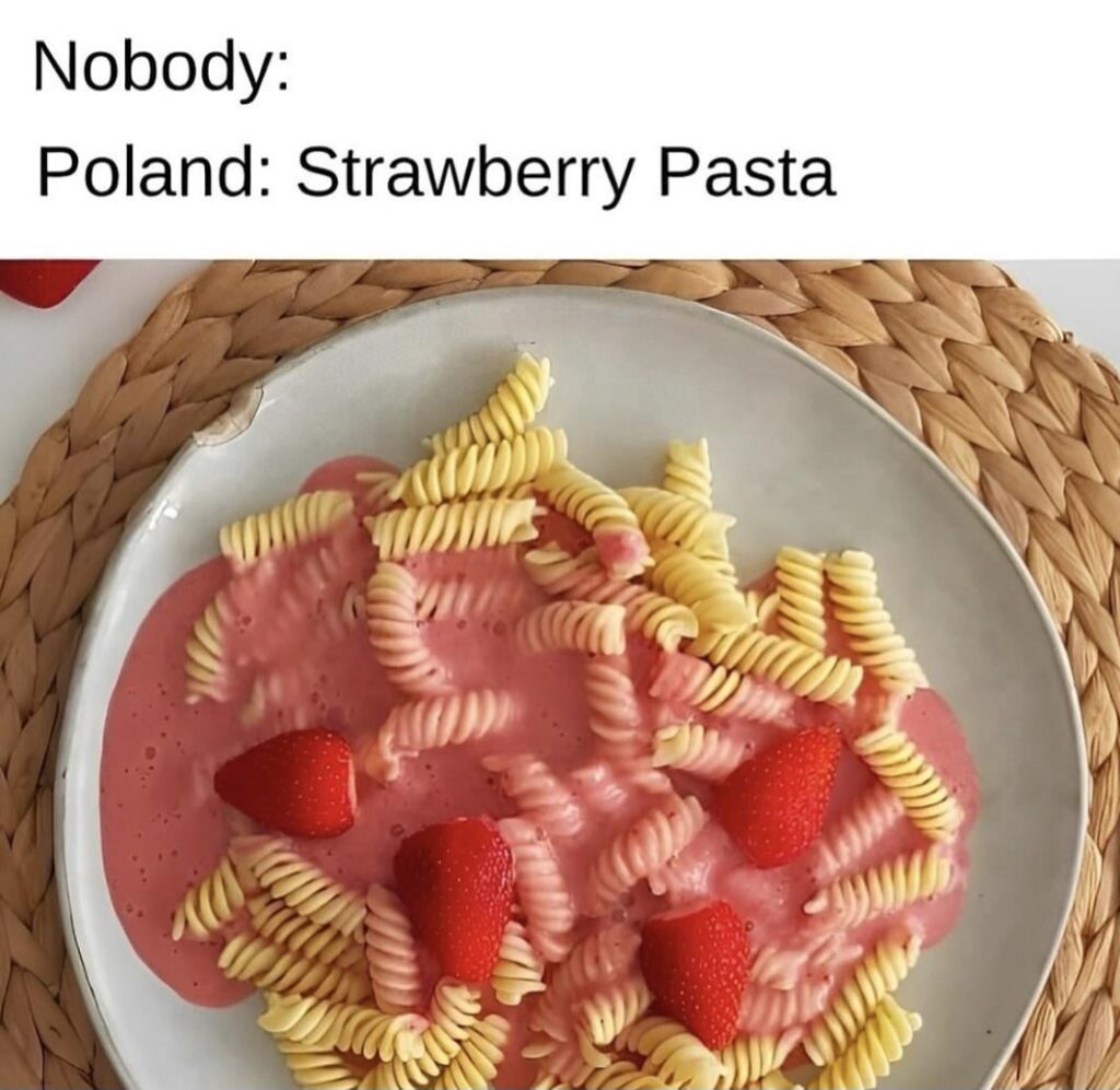 ポーランド人が意図的にイタリア人を怒らせようとしているようです。笑