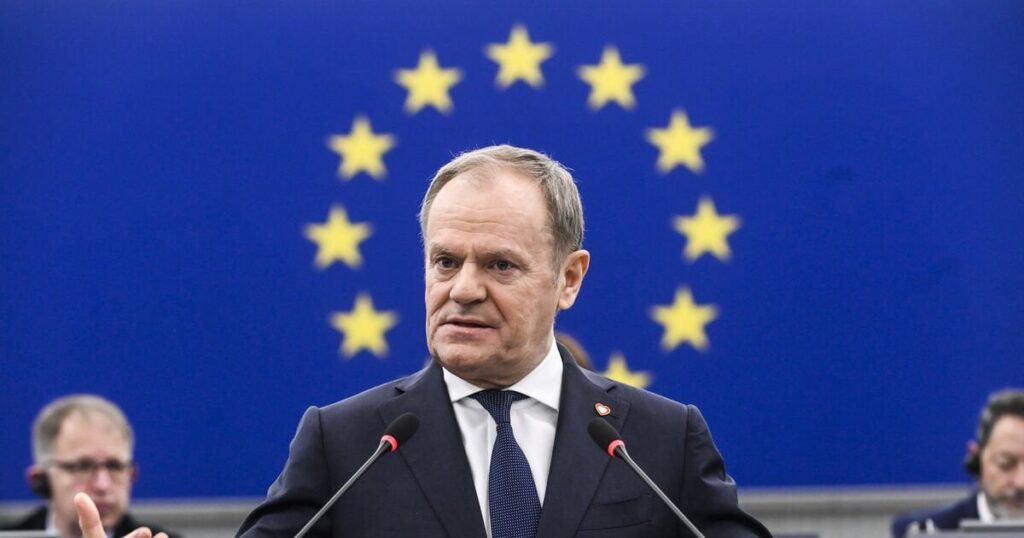 EUの指導者は、関税と土地のグラブを脅かす米国政権の「残酷なパラドックス」を熟考します：ロシアがウクライナを破壊することを阻止しようとした後、EUの指導者は、貿易戦争を開始するか、おそらくおそらく一部を押収することを決意しているように見える主要な同盟国への対応の可能性に取り組んでいます彼らの領土。