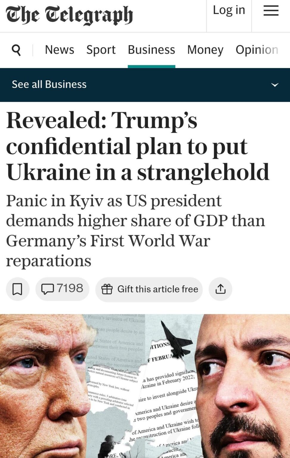 ウクライナとの協定のトランプの計画は、第一次世界大戦後のベルサイユ協定後のドイツよりもウクライナの大部分をドイツのGDPの割合に費やすでしょう。