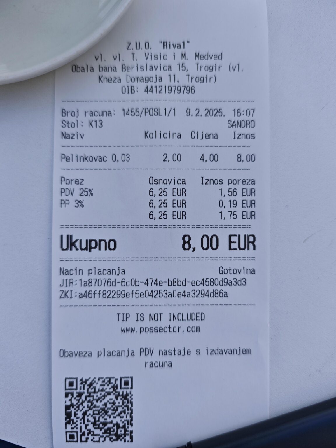 CILボトルには14ユーロが来ます