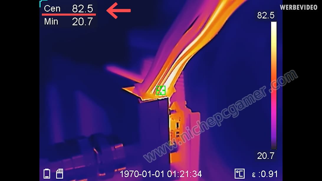 グラボ側のコネクタは80℃以上