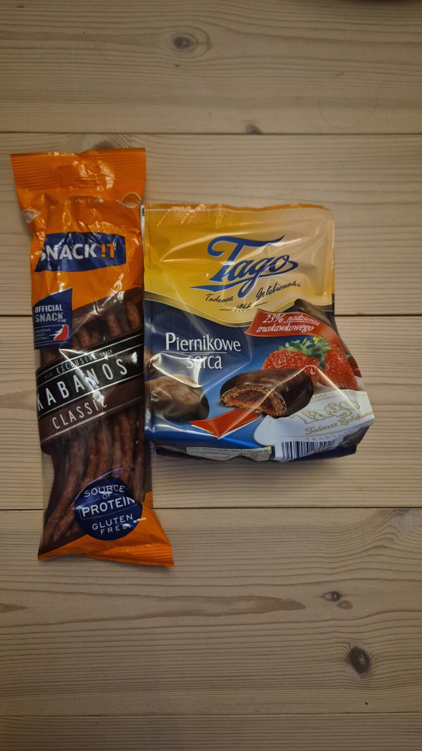 ノルウェーの食料品店でポーランドのおやつに気づきました