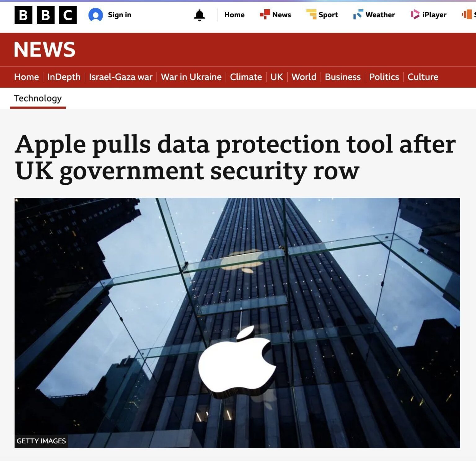 Appleは英国政府によって、メッセージや写真を暗号化したままにする高度な保護を削除することを余儀なくされています