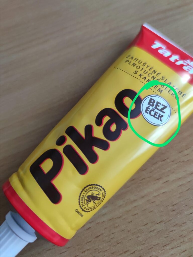 実質的な食品のラベル付け？