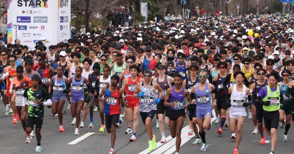 大阪マラソン イフニリグ・アダンが優勝 近藤亮太が初マラソン日本記録2時間5分39秒で2位 青学大・黒田朝日が〝若林超え〟