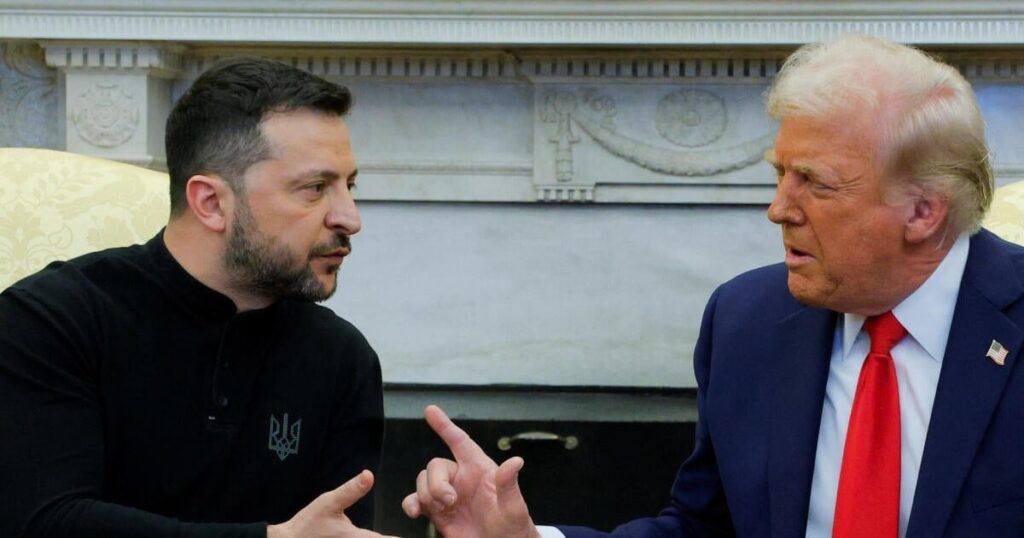 ヴァンスがゼレンスキーをbeするにつれて、トランプ・ゼレンスキーの楕円形のオフィス会議が激化します