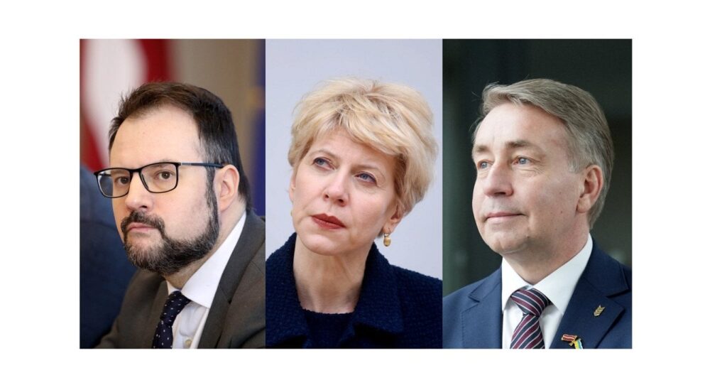 エヴィカ・シリア首相（JV）は、アンド・カクシャ（JV）、ウルディス・アウグリス（ZZS）、カスパール・ブリシケ（「進歩的」）の3人の大臣の辞任を要求しました。