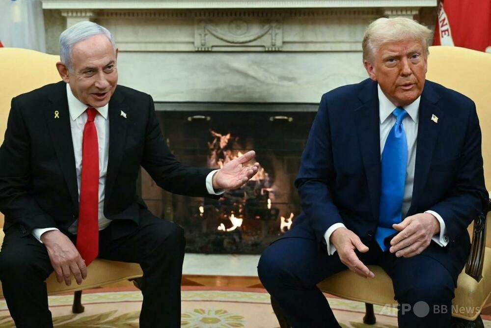 パレスチナ人は「喜んで」故郷のガザを離れる トランプ氏