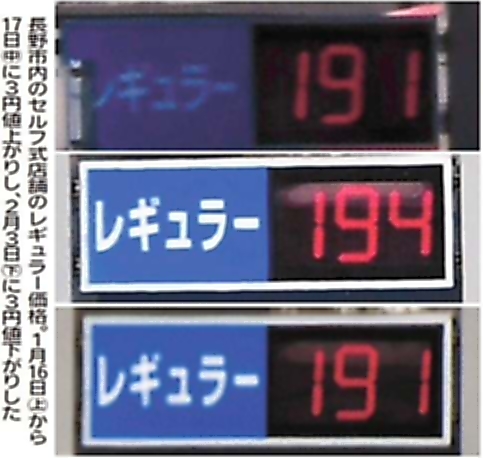 長野県の各地でガソリン価格カルテル疑惑 公取委立ち入りで新たな局面へ - 信濃毎日新聞デジタル