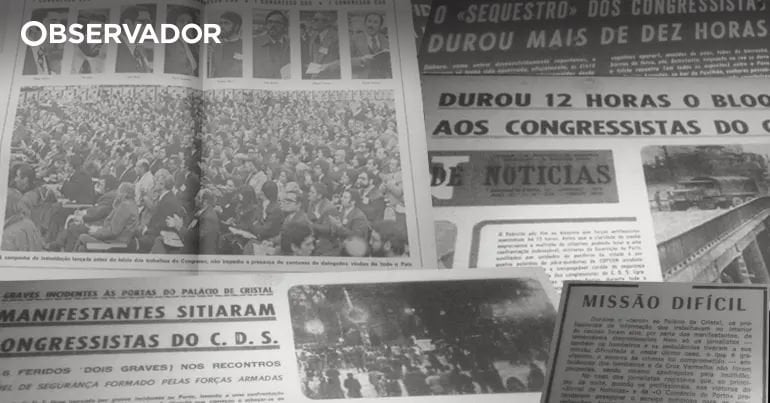 HAQ 1975年の最初のCDS議会では、700人以上の過激派が左の動きに囲まれていました。