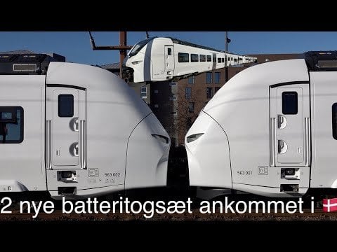 デンマークの最初のバッテリー列車が到着しました