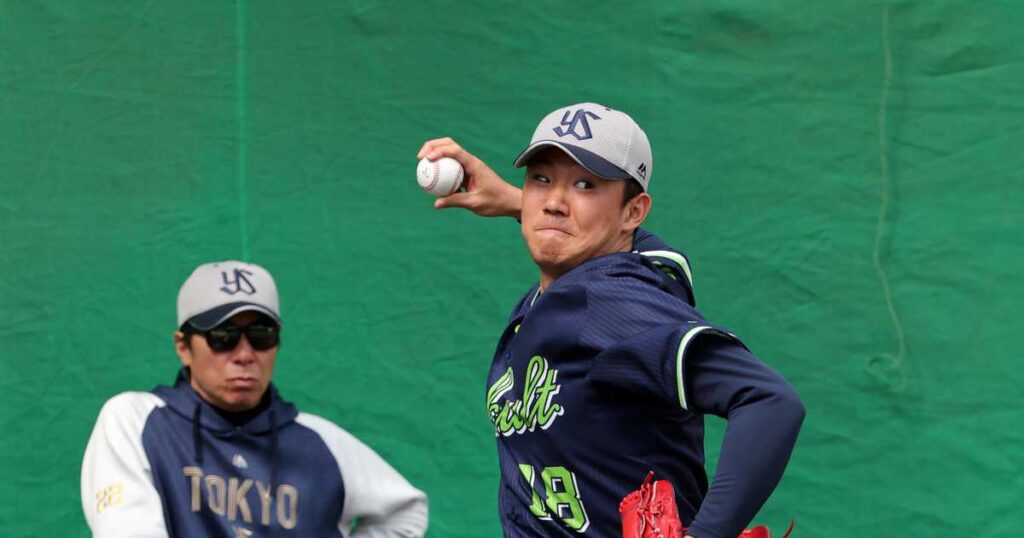 ヤクルト・奥川恭伸「高い出力で」ブルペン72球 下半身コンディション不良から回復順調、開幕「間に合う」高津監督明言 - サンスポ