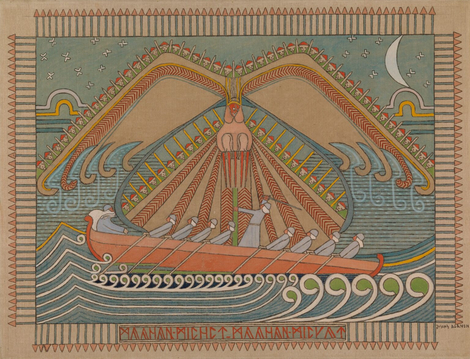 サンポの防衛（1910-1912）、ジョセフ・アラネン