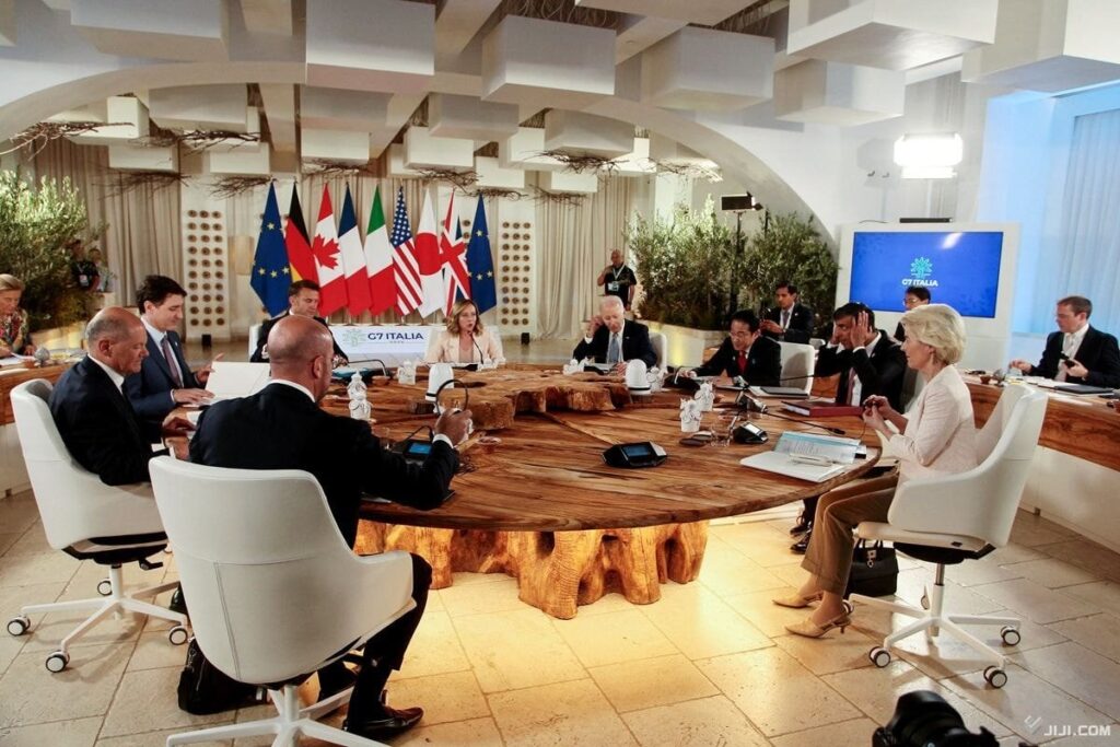 米、「侵略」表現に反対 ロシア侵攻巡るＧ７首脳声明―英紙