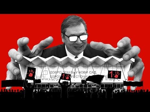 腐敗がどのように殺されるか。 Novi Sadでの事件とセルビアでの抗議。 （セルビアのフェムボーイのビデオ）