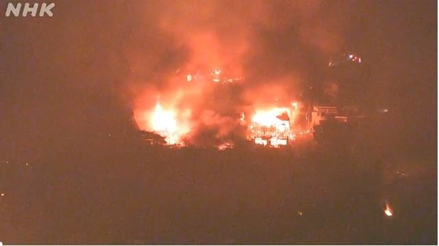 岩手大船渡 複数の山林火災 陸上自衛隊に災害派遣要請
