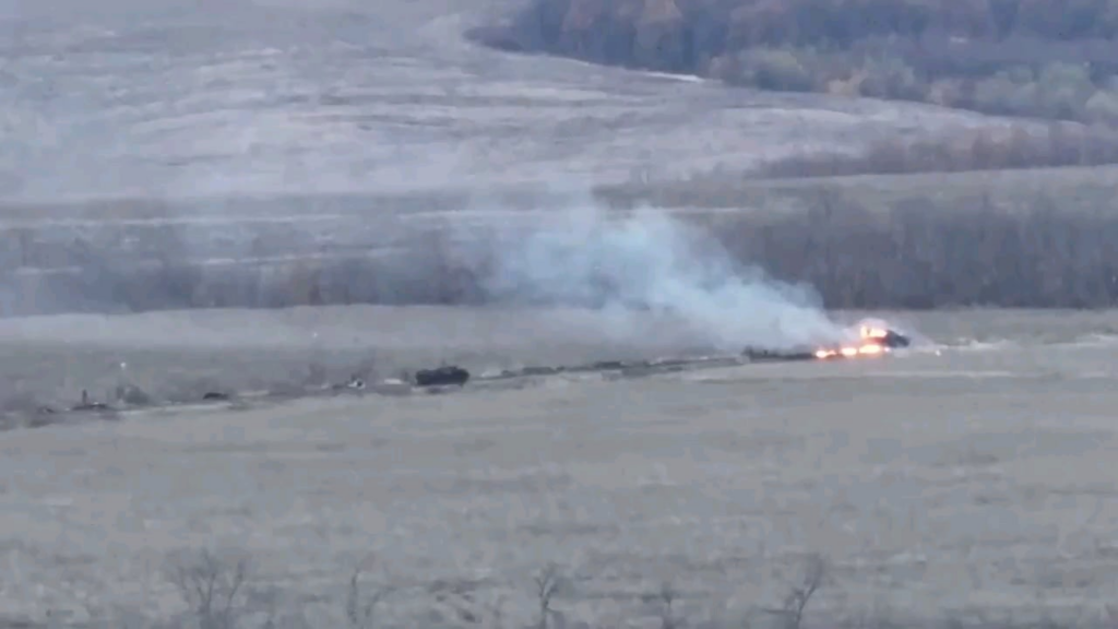 ウクライナの兵士は、ザポリジアの方向に武器を持つロシアの装甲車両を破壊し続けています。 2025年2月6日