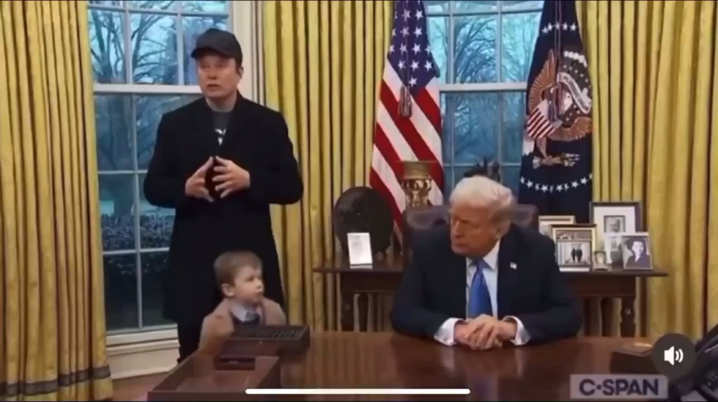 オリガルハ・マスカ・トランプの息子は、彼が大統領ではなく、彼が去らなければならないと彼に言います。子供たちは家で聞いたことを言います