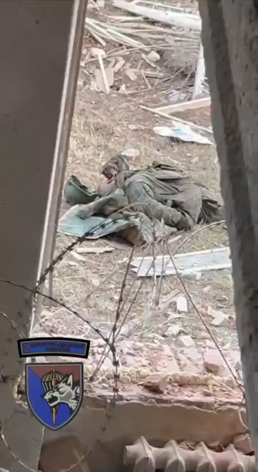 第25空borne旅団のウクライナの兵士は、ポクロフスク近くの彼の立場に対するロシアの攻撃の余波を映画にしています。 2025年2月