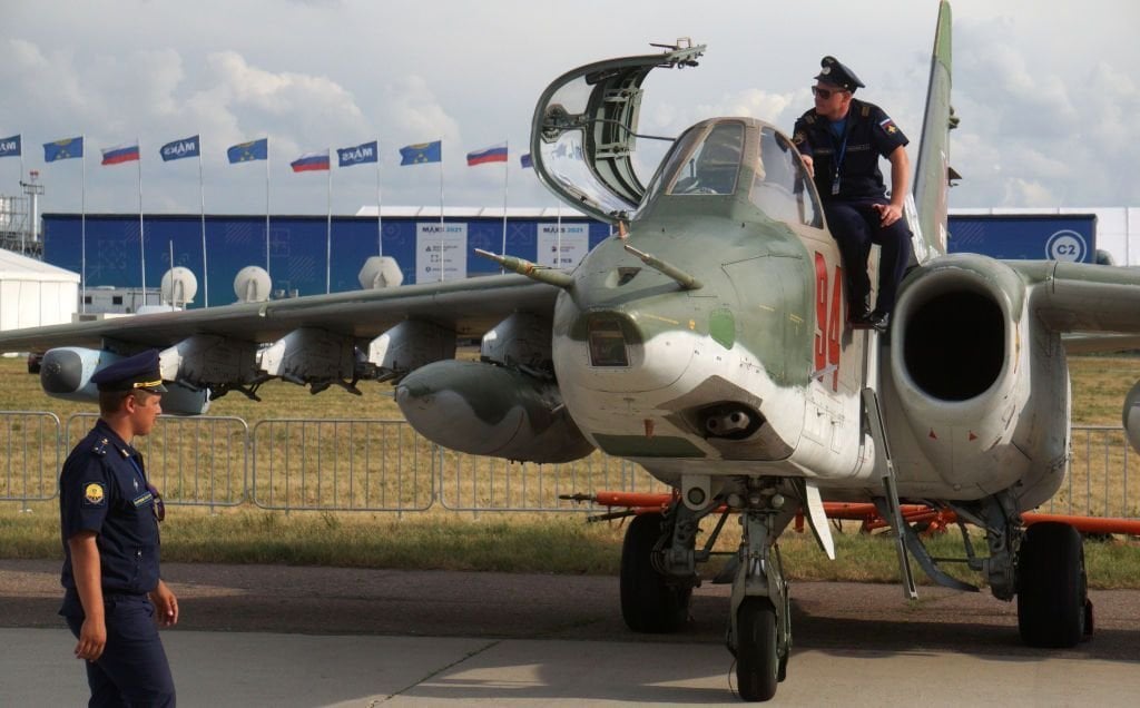 ウクライナは、それがドネツク・オブラストでロシアのsu-25戦闘機を倒したと言います