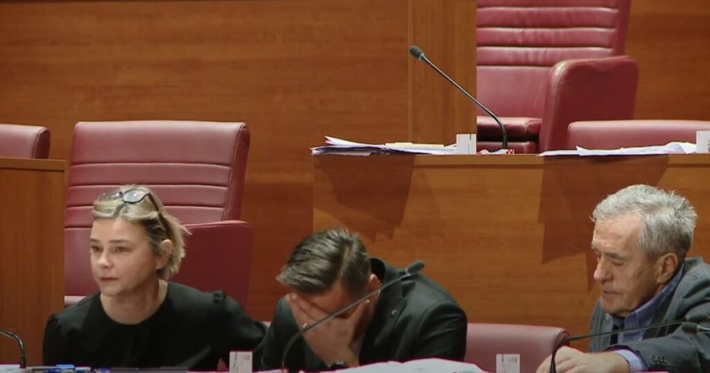 Mostovacは議会で泣き、BencicとDark Taritasに慰められました：「HDZの同僚、あなたは恥ずかしくないのですか？」
