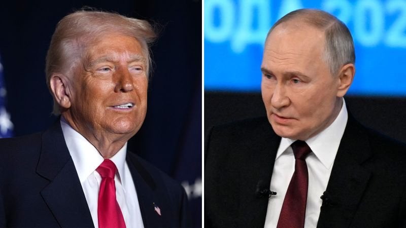 トランプは、ウクライナでのロシアの戦争が3周年に近づいているときにプーチンと話されたと言います| CNN政治