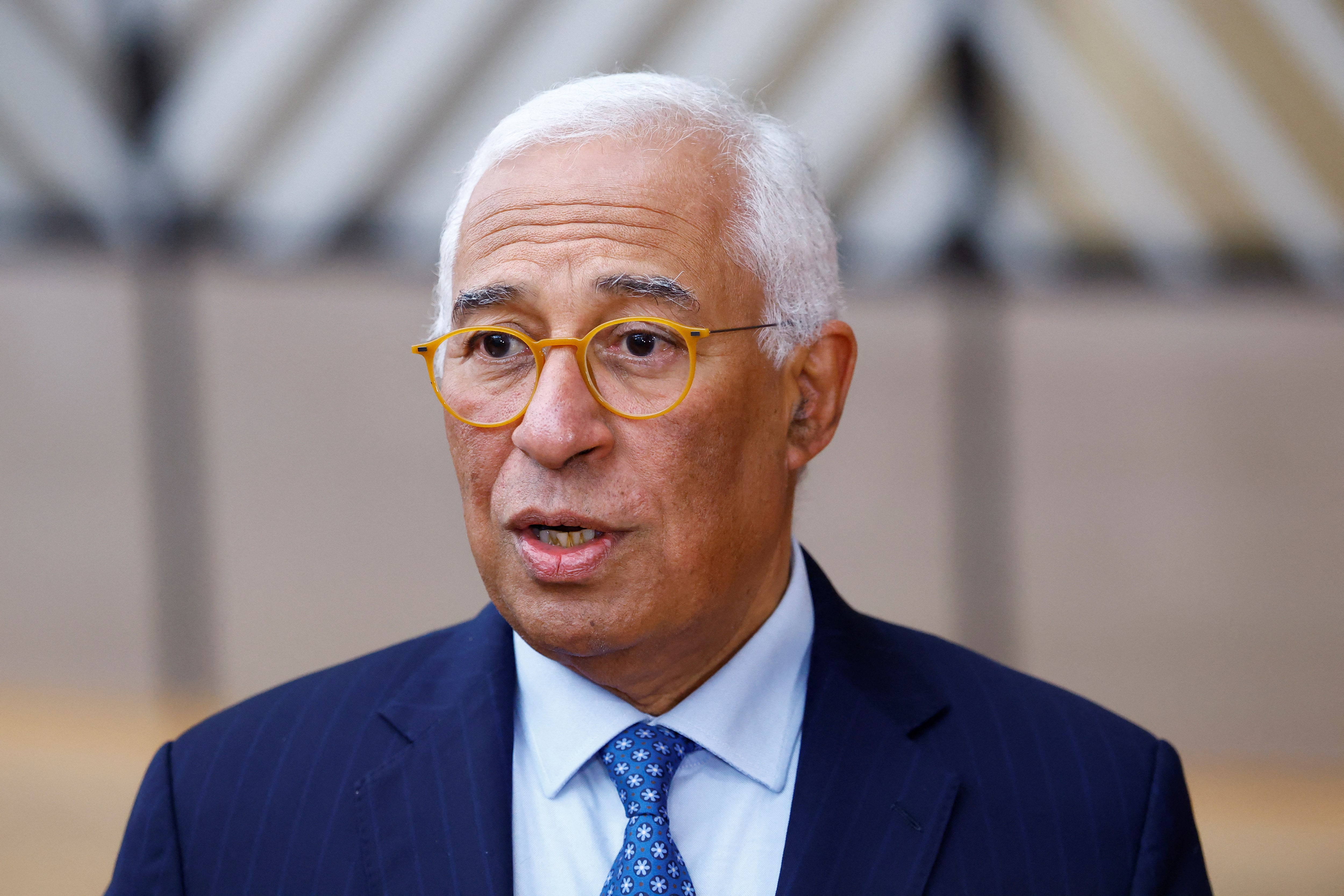 Canadian PM Trudeau meets EU's von der Leyen and Costa in Brussels