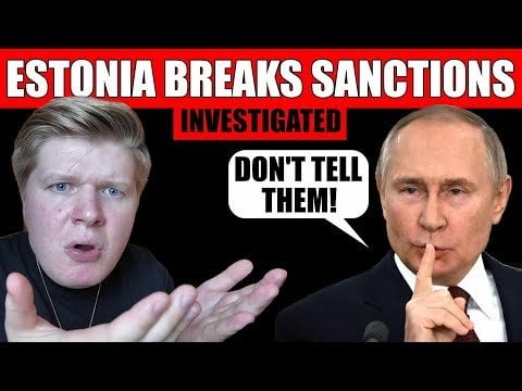 エストニアの会社は、ロシアが高級車を輸送するのを支援しますが、制裁の下にあるべきですか？