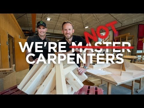 アメリカの大工は、スイスの大工見習い基準に徹底的に感銘を受けました（郵便のYouTubeリンク）