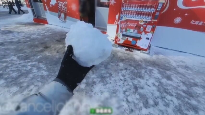 「見たかこいつら低レベルだ」外国人ユーチューバー　さっぽろ雪まつり会場でスタッフの顔に雪玉投げつける