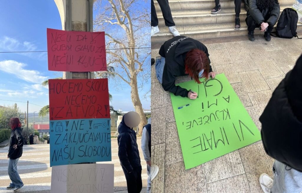 学生の反乱は、いくつかの都市でボイコット：「私たちは学校が欲しい、私たちは刑務所に入れない」