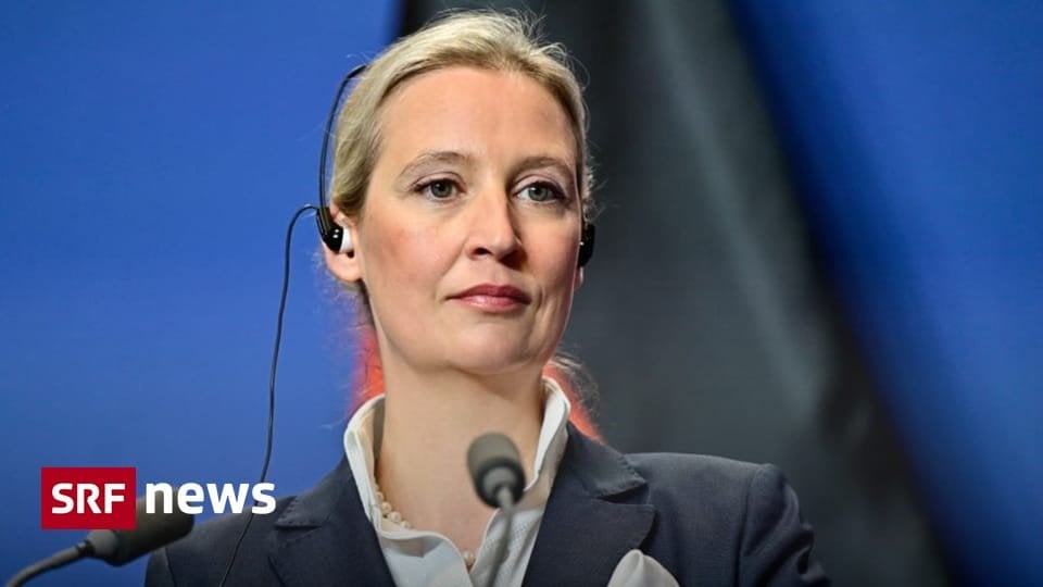 アリス・ワイデルは、シュワイズのカントンでセキュリティコストを引き起こします| 2年前、Schwyz Police Special Unitでさえ保護のために配備されなければなりませんでした。これは一部の納税者を悩ませます。