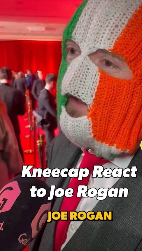 KneecapはJoe Rogan Podcastで紹介されていることに反応します