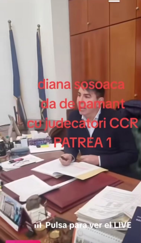 CCR裁判官の1人とSosoacaスキャンダルモンスター
