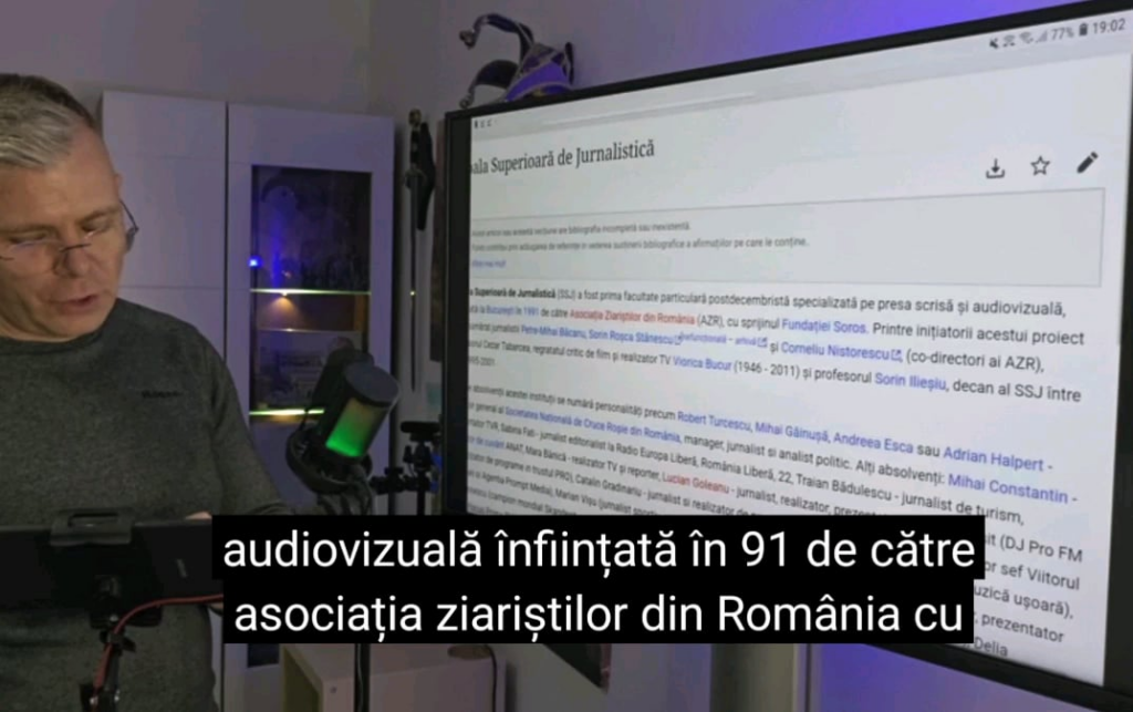 マリンボットは、ソロス財団の助けを借りてANCA ALEXANDRESCUがジャーナリスティックな研究をどのようにしたかを示しています