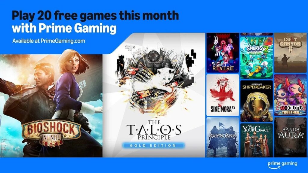アマプラ Prime Gaming「BioShock: Infinite」など5タイトルの無料配信スタート。他に Ender Lilies とか Elite Dangerous とかも配信中