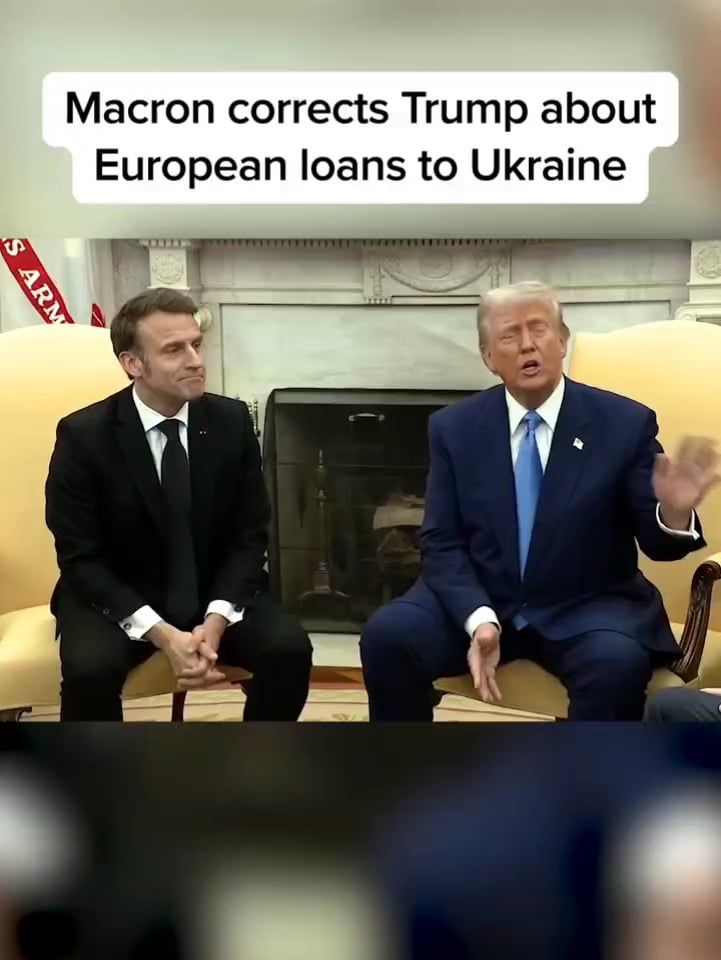 トランプはウクライナに与えられた補助金について再び嘘をついた、マクロンは中断して修正した